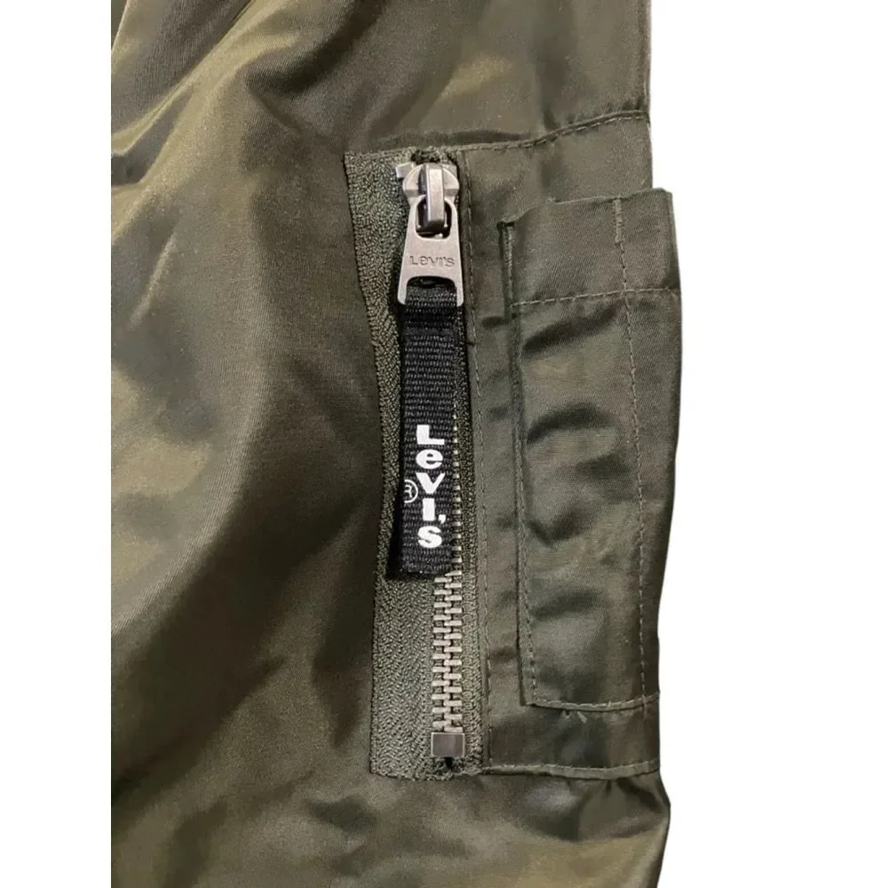 Levi's Olive Green Bomber Jacket